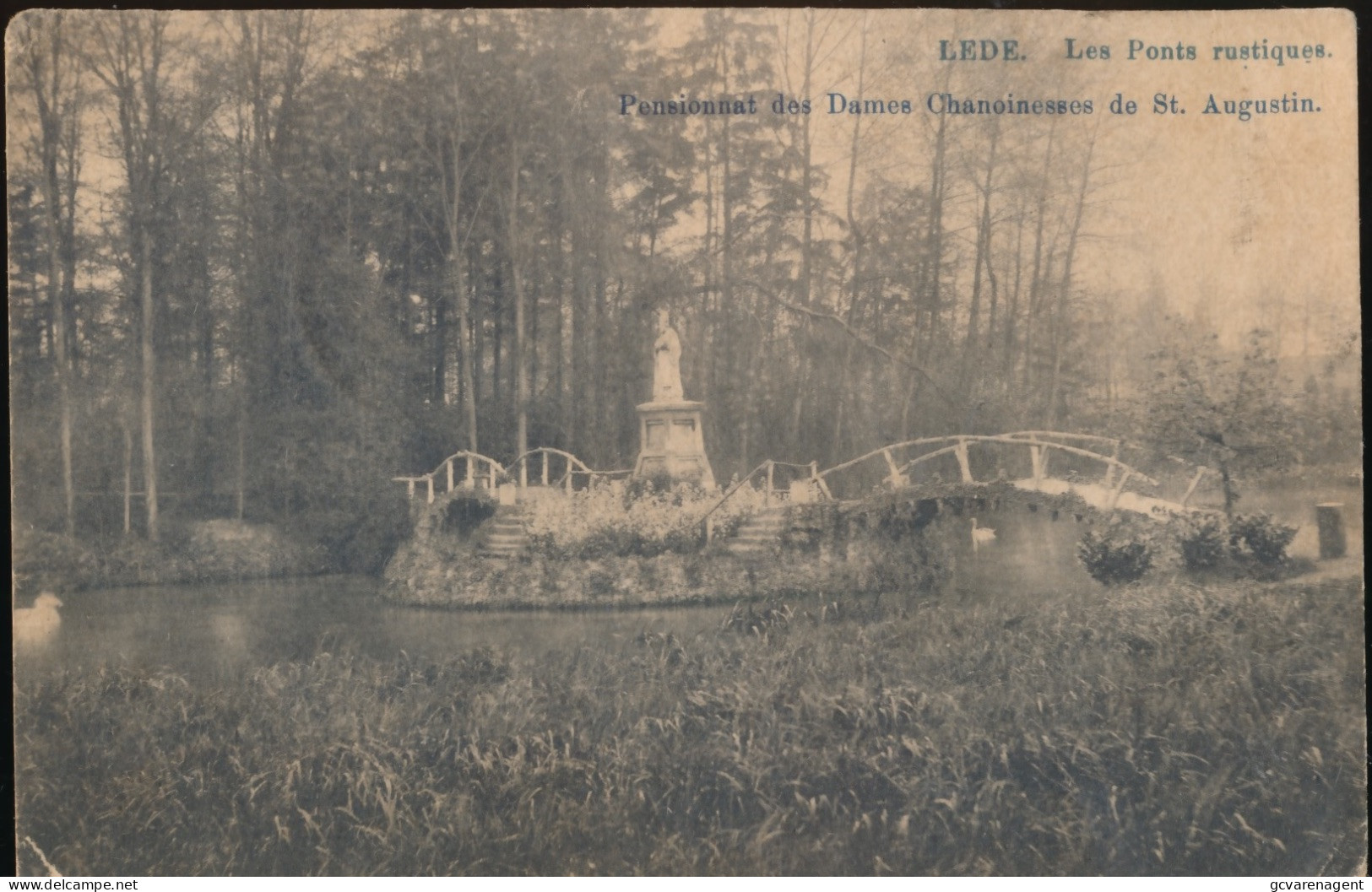 LEDE      LES PONTS RUSTIQUES    PENSIONNAT DES DAMES CHANOINESSES DE ST.AUGUSTIN