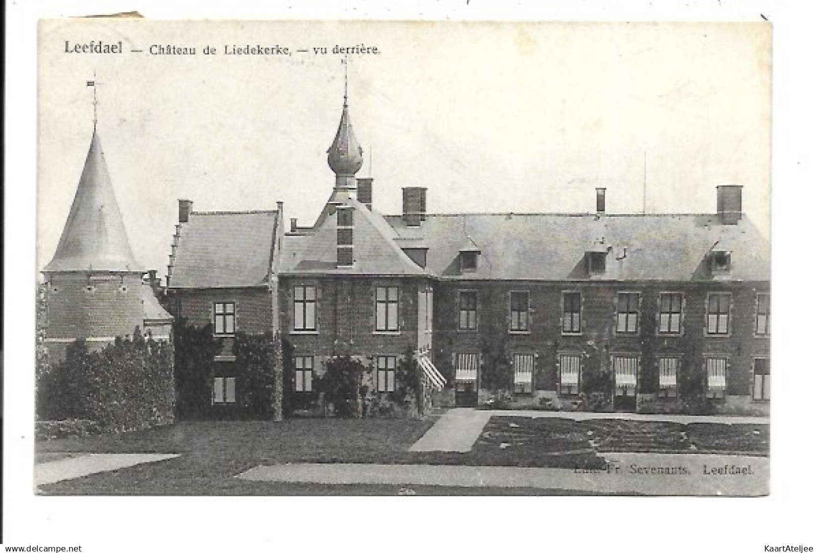 Leefdaal - Chateau de Liedekerke - Vu derrière.