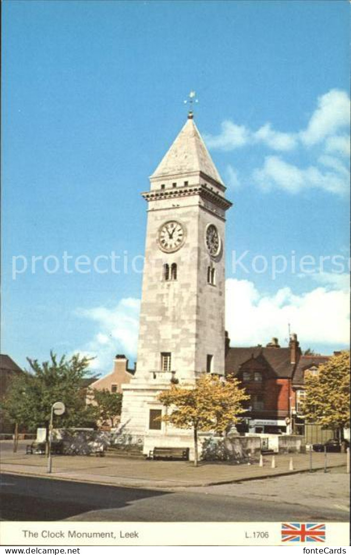 Leek Staffordshire Moorlands The Clock Monument