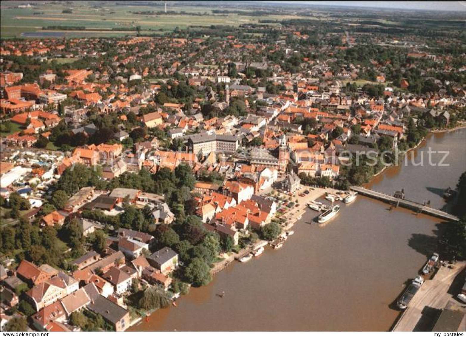 Leer Ostfriesland Fliegeraufnahme