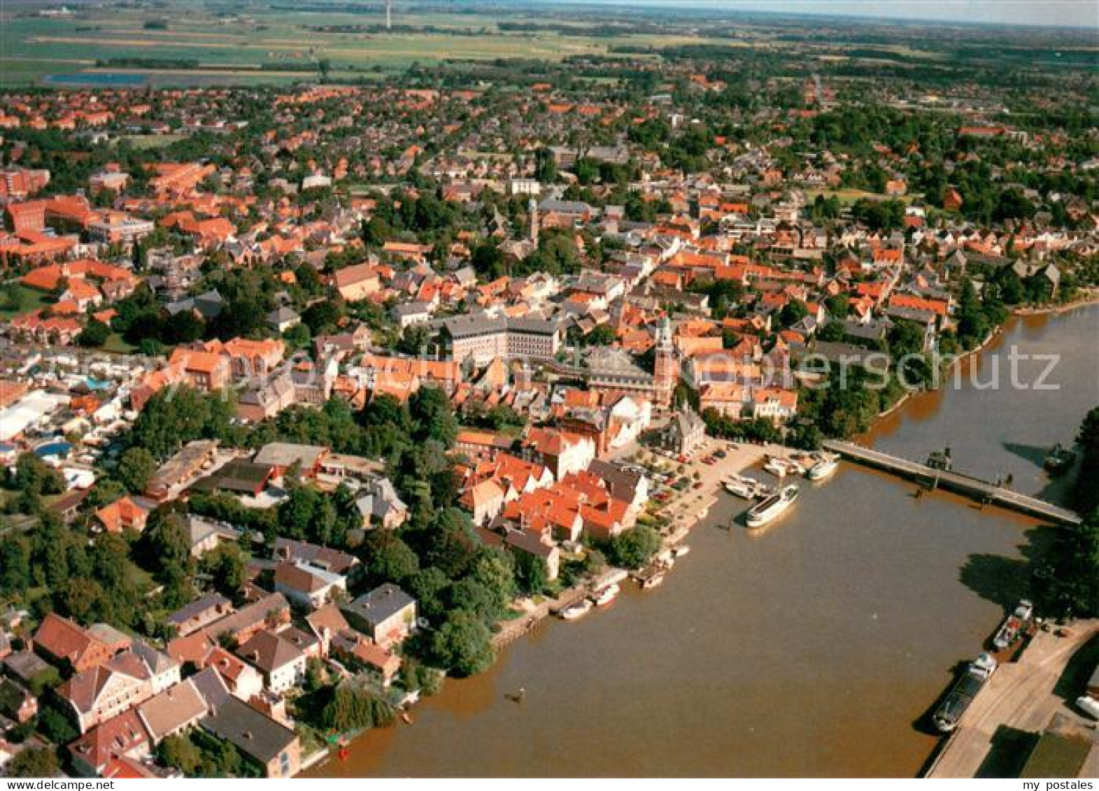 Leer Ostfriesland Fliegeraufnahme