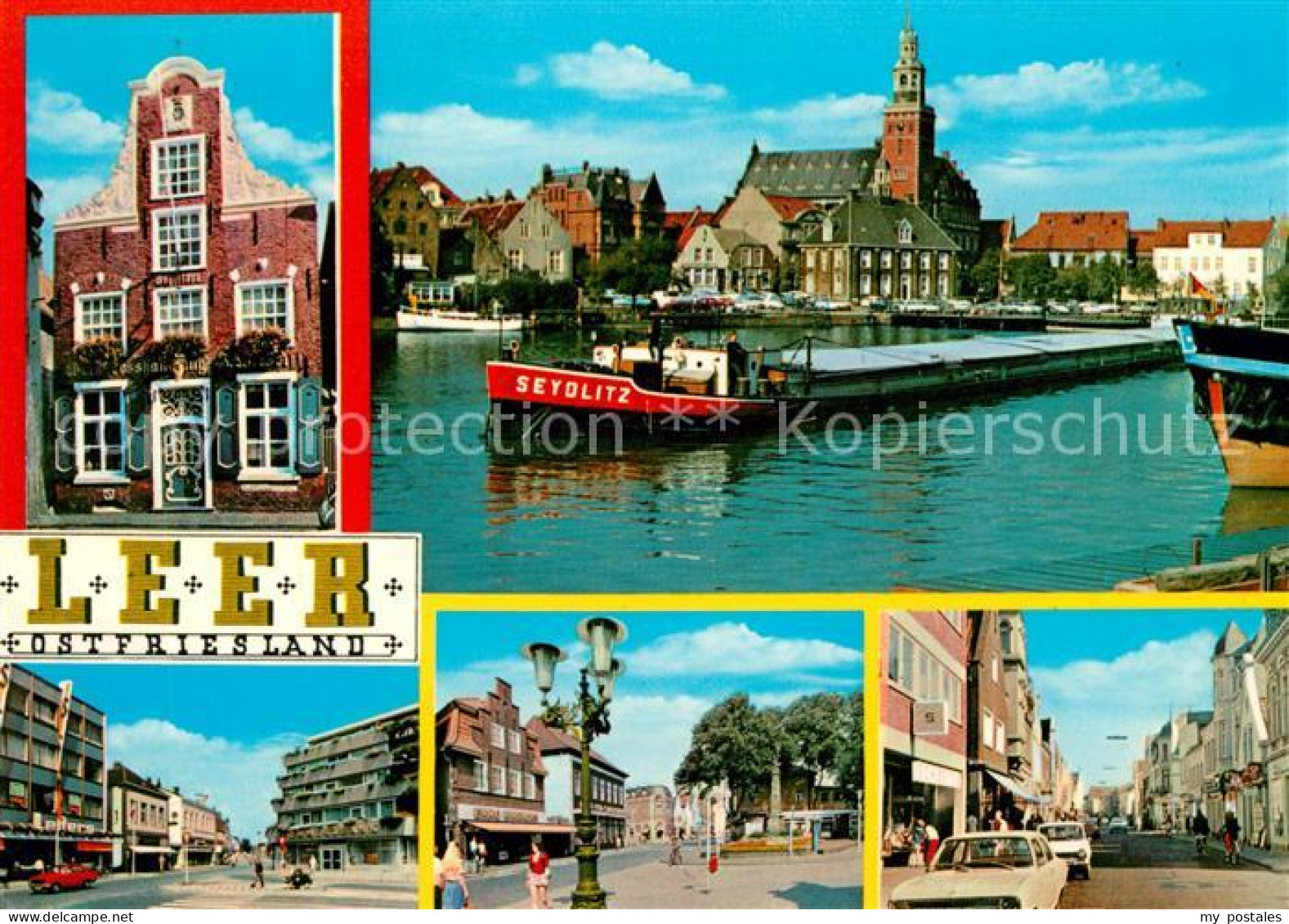 Leer Ostfriesland Hafen Rathaus