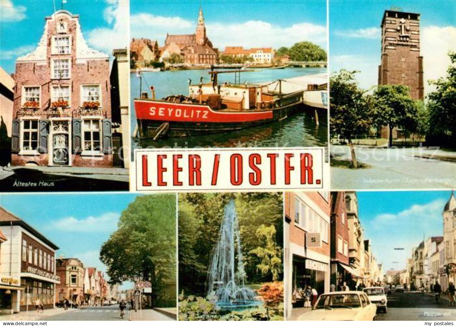 Leer Ostfriesland Wasserturm Jugendherberge Muehlenstrasse
