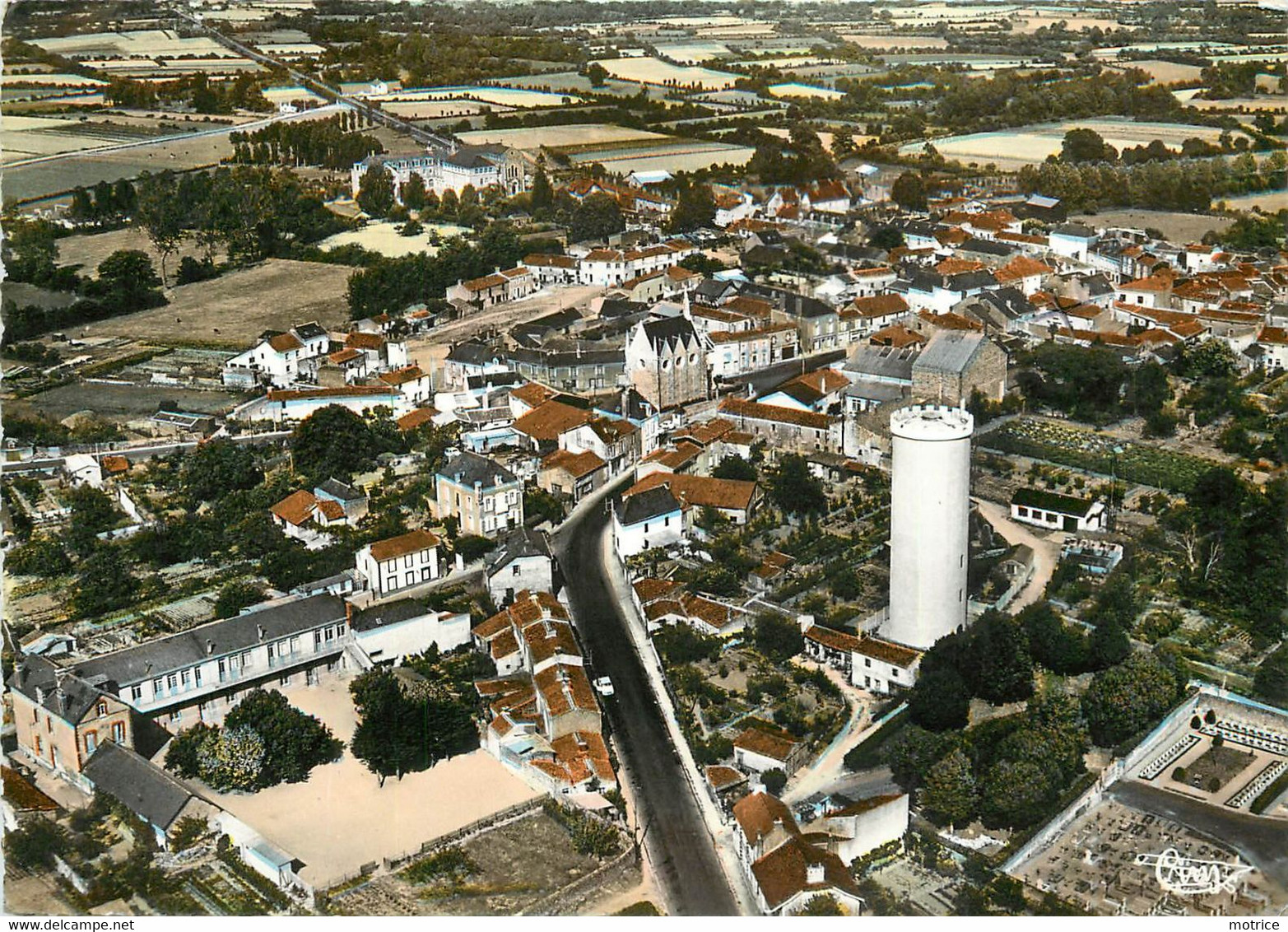 Legé - vue générale aérienne.