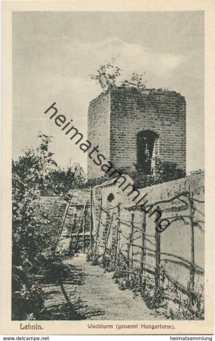 Lehnin - Wachturm (Hungerturm) - Verlag Hermann Haack Genthin