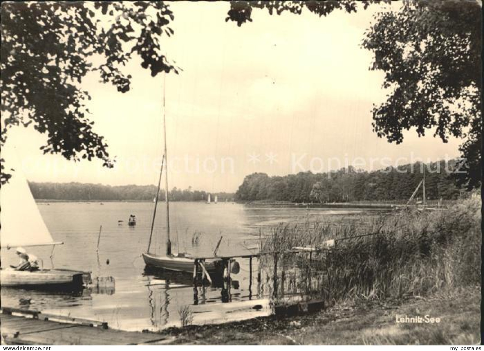Lehnitz Seepartie Segelboote