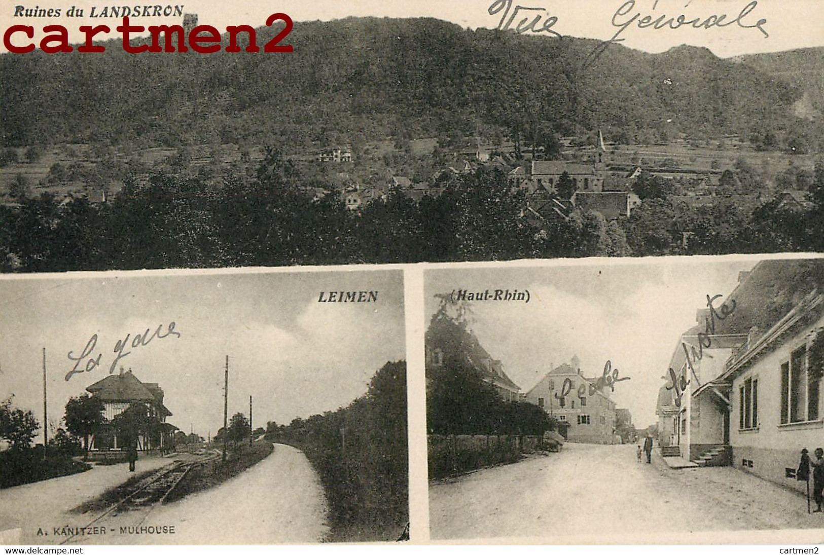 LEIMEN RUINES DU LANDSKRON 68 ALSACE MULTIVUES GRUSS