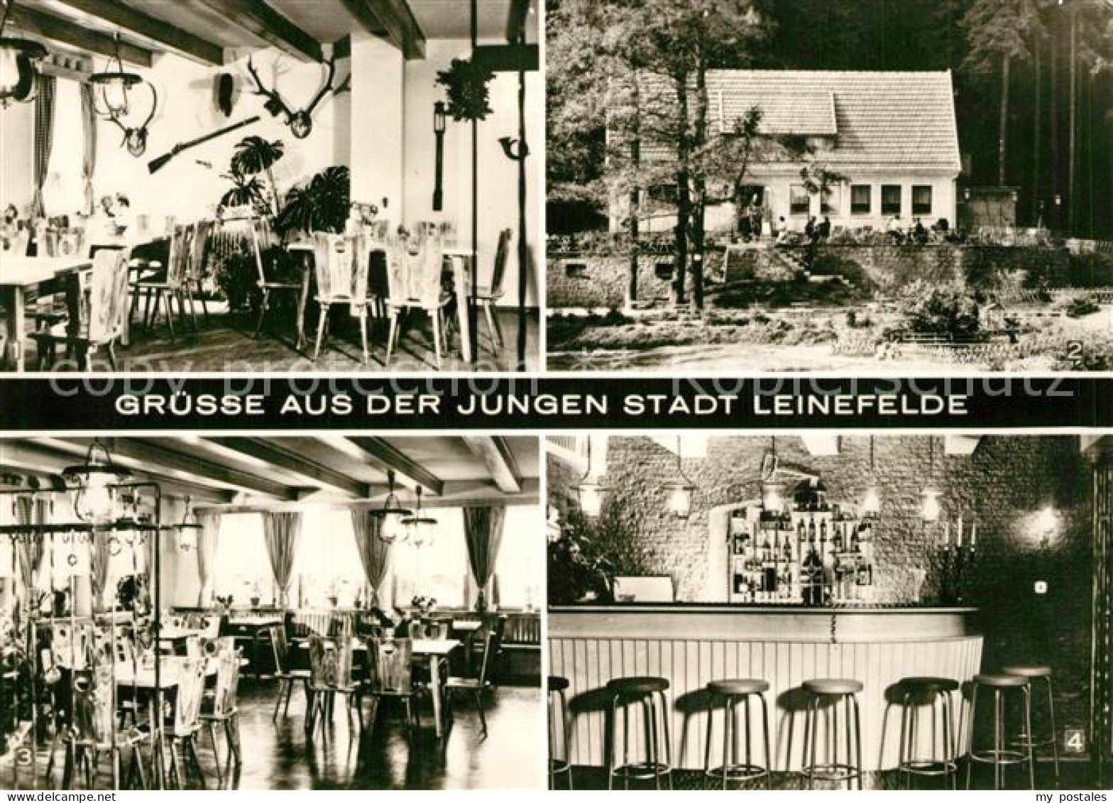 Leinefelde Konsum Waldklause Koehlersgrund Jaegerzimmer Bauernstube Bar