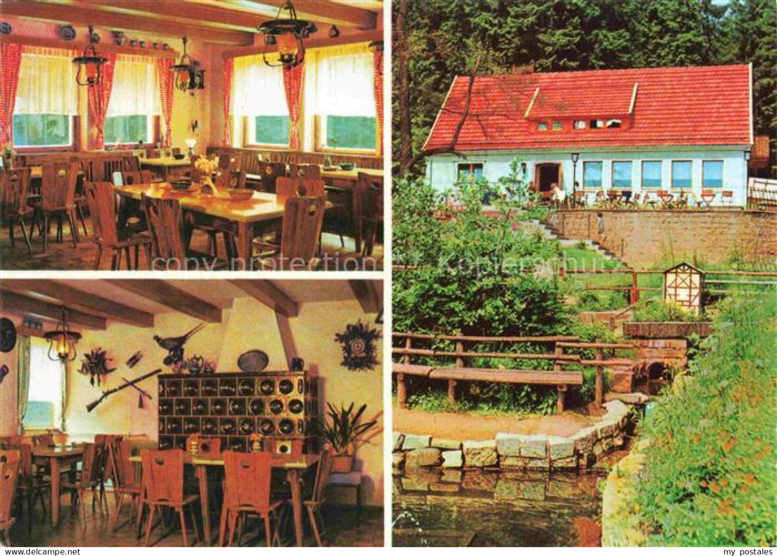 Leinefelde-Worbis Eichsfeld Thueringen Konsum-Waldklause Koehlersgrund Gastraum