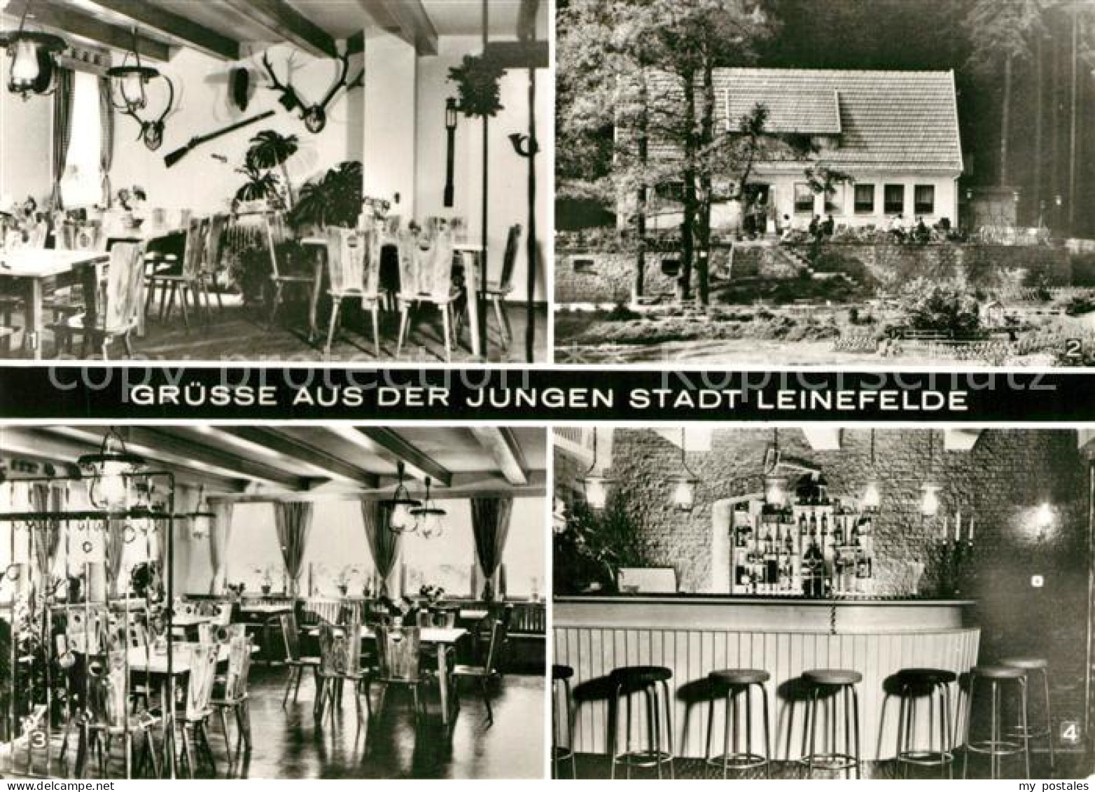 Leinefelde-Worbis Konsum Waldklause Koehlersgrund Jaegerzimmer Bauernstube Bar