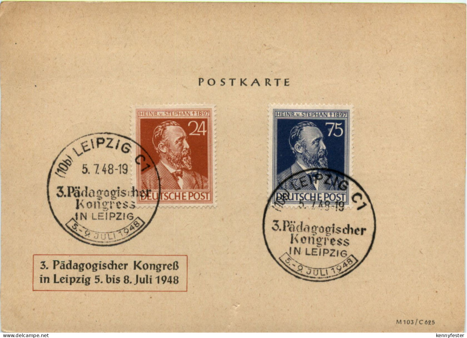 Leipzig - 3. Pädagogischer Kongress in Leipzig 1948
