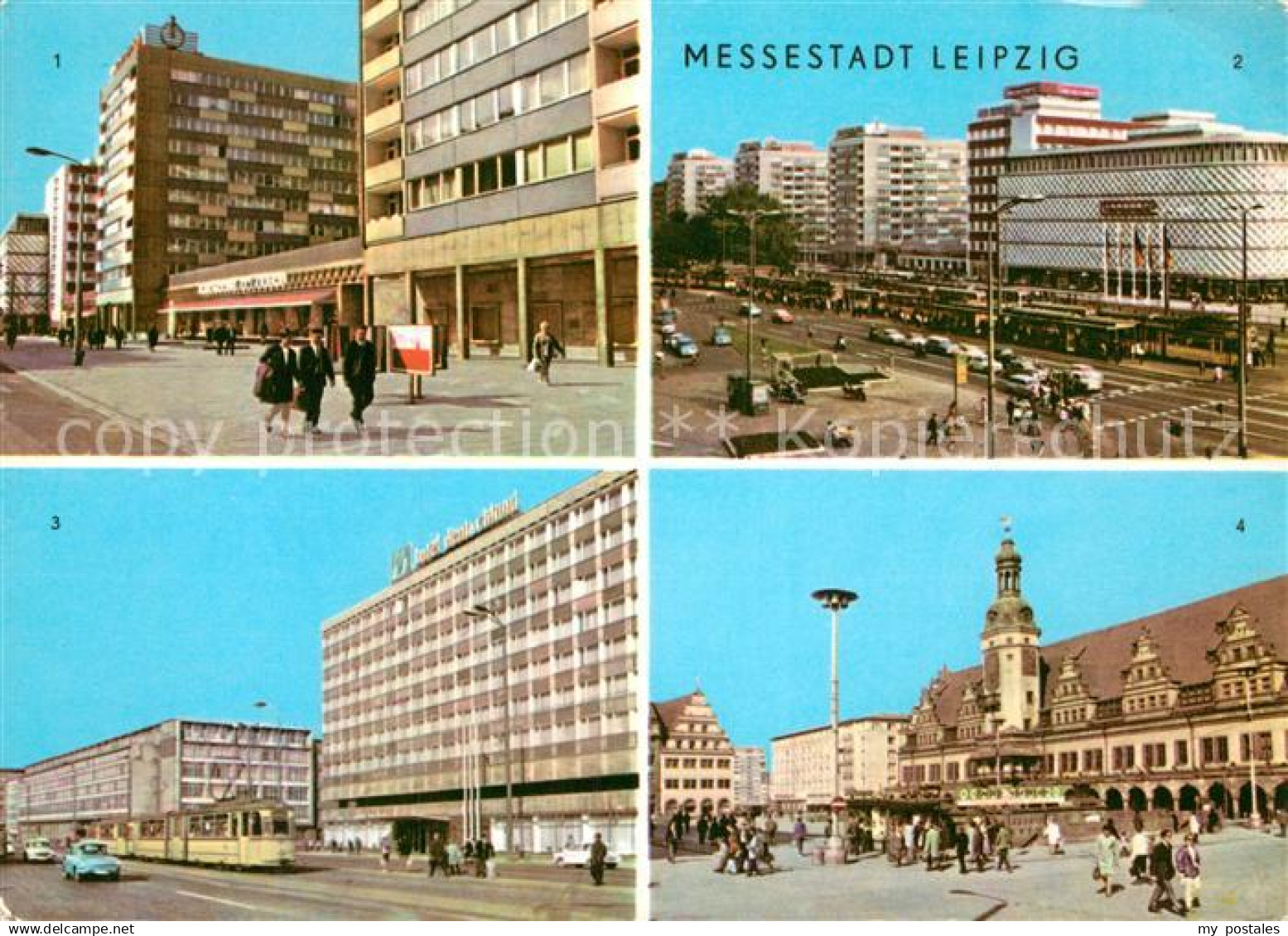 Leipzig Am Bruehl Warenhaus Konsument am Bruehl Interhotel Deutschland und Haupt