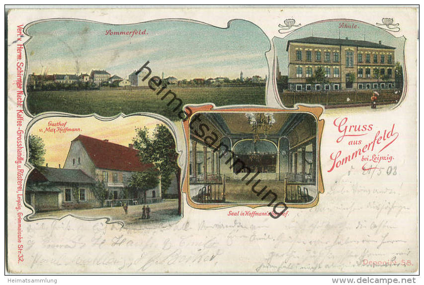 Leipzig - Engelsdorf - Sommerfeld - Gasthof von Max Hoffmann