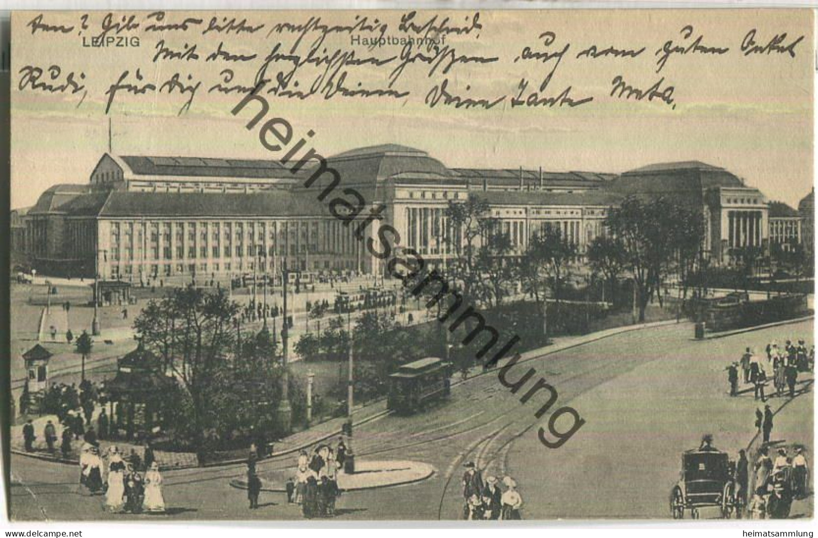 Leipzig - Hauptbahnhof - Verlag M. Dohms Leipzig