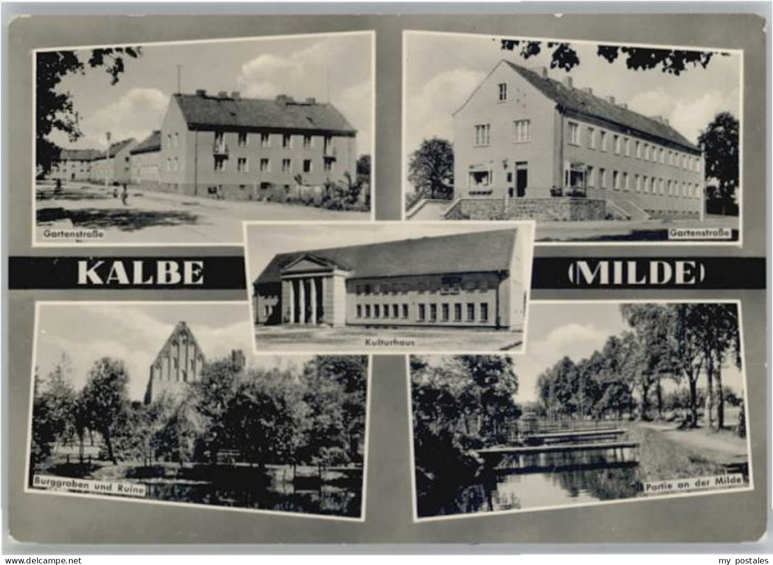 LEIPZIG Sachsen Kalbe Gartenstrasse Burggraben Ruine