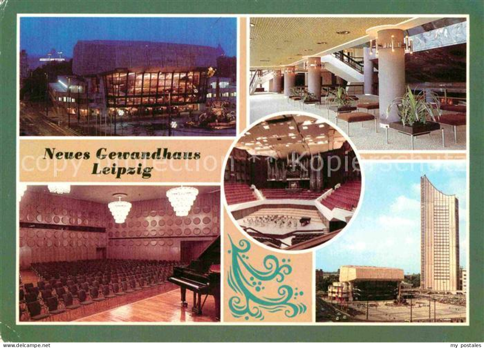 LEIPZIG Sachsen Neues Gewandhaus Hochhaus Uni Leipzig