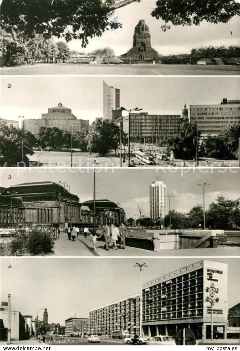LEIPZIG Sachsen Voelkerschlachtdenkmal Interhotel Stadt Leipzig Wintergartenstra