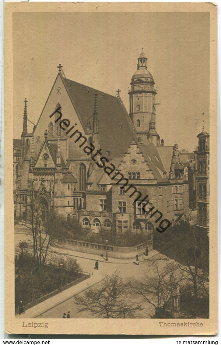 Leipzig - Thomaskirche - Verlag Fischer & Wittig Leipzig