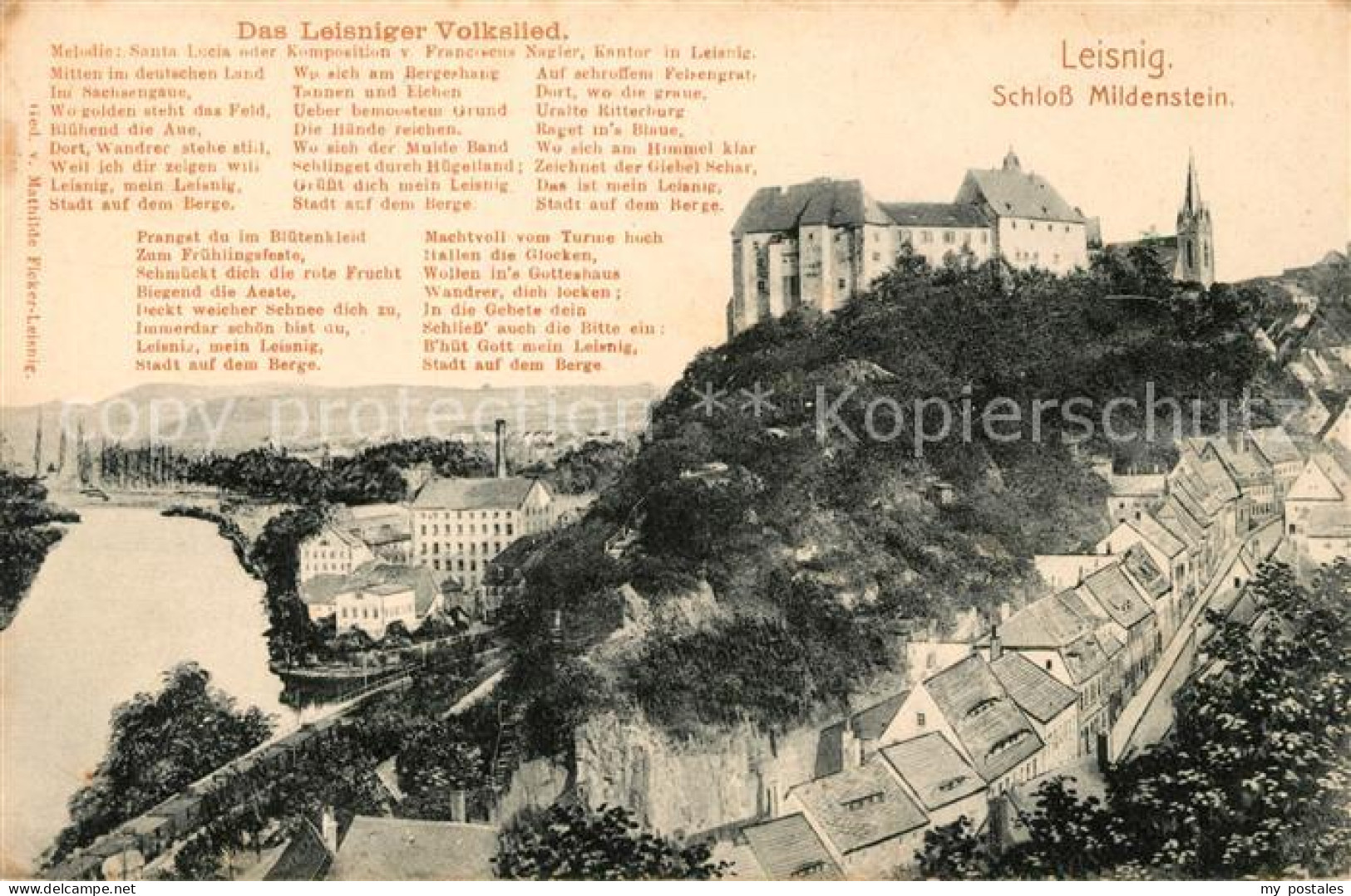 Leisnig Schloss Mildenstein Volkslied