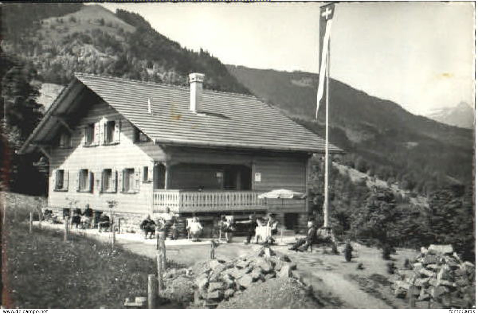 Leissigen Meielisalp bei Leissigen Ferienheim x 1961