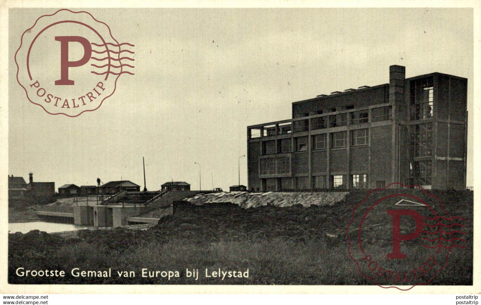LELYSTAD   GROOTSTE GEMAAL VAN EUROPA BIJ LELYSTAD   FLEVOLAND  HOLLAND HOLANDA NETHERLANDS