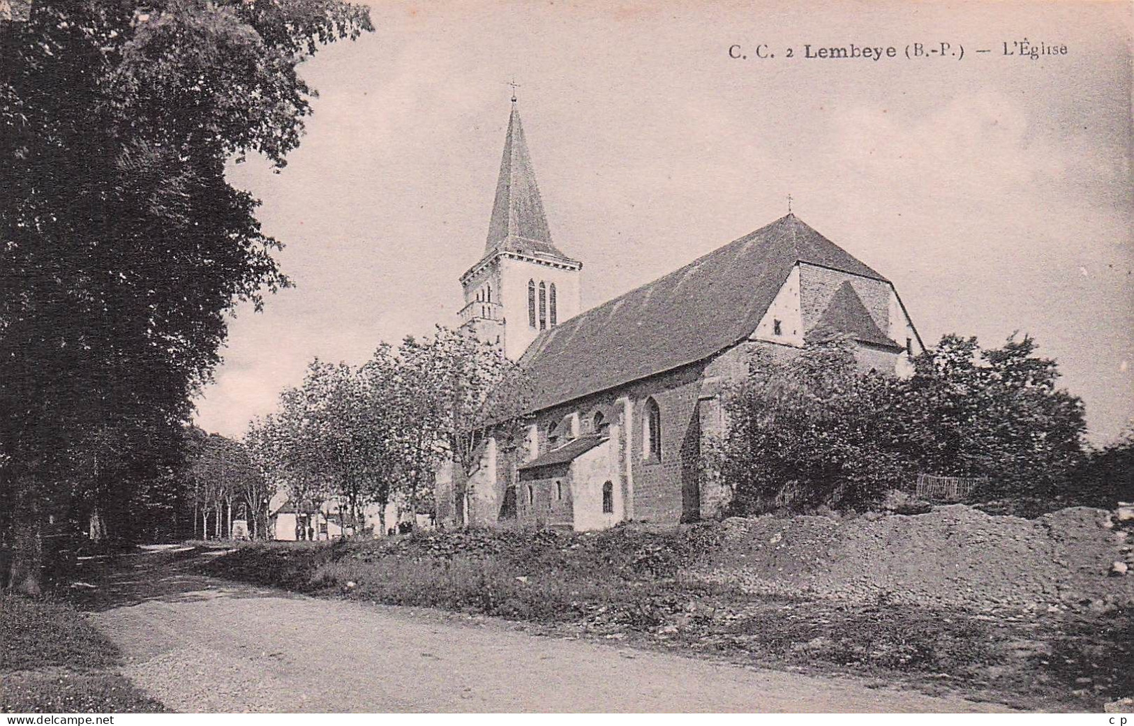 Lembeye - L'Eglise -   CPA°J