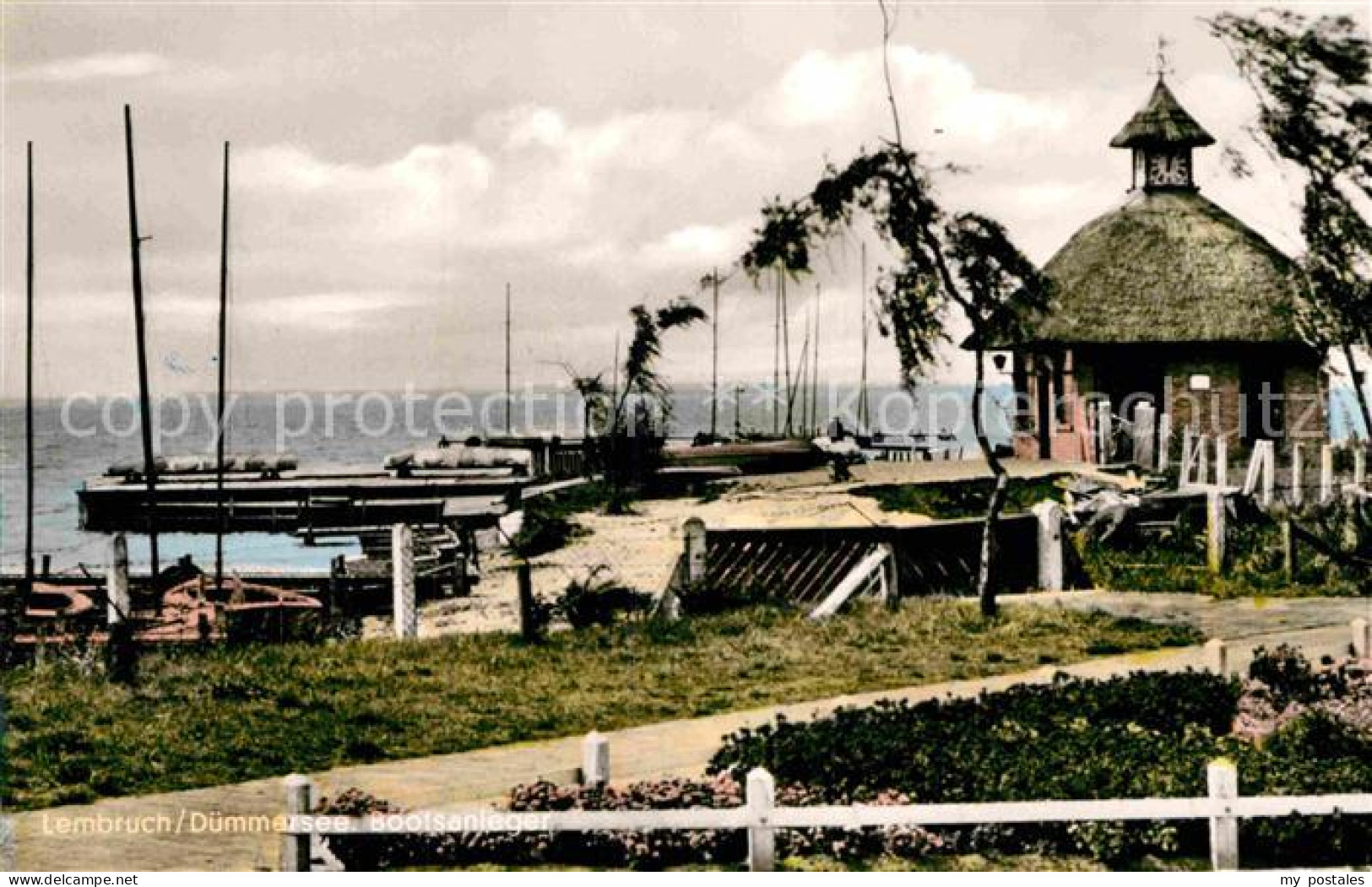 Lembruch Duemmersee Bootsanleger