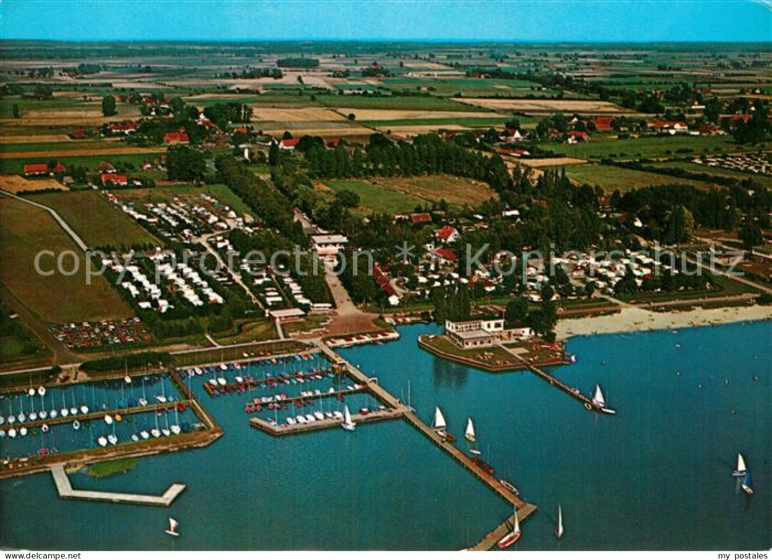 Lembruch Fliegeraufnahme mit Duemmersee
