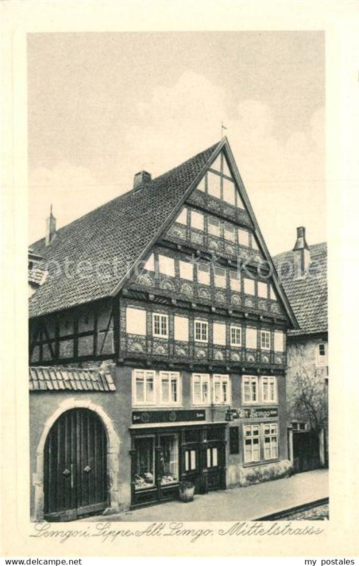 Lemgo Lippe NRW Alt Lemgo Mittelstrasse