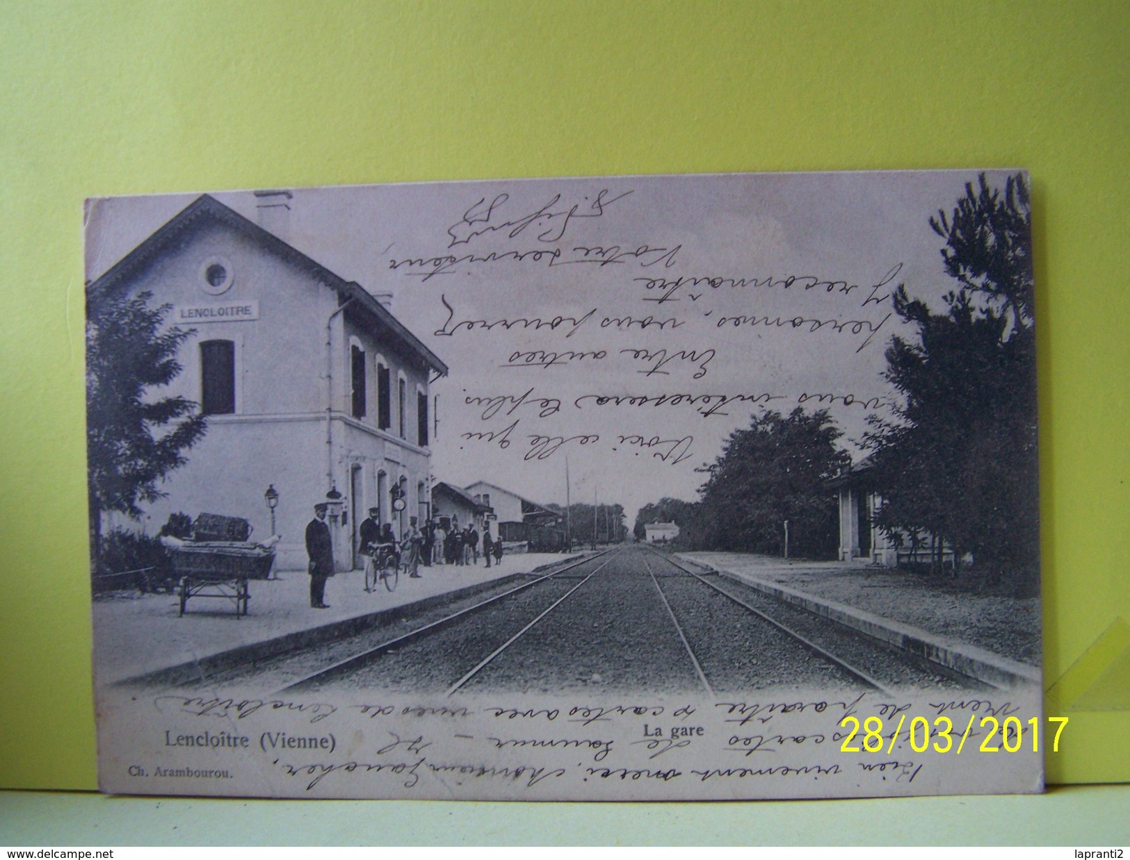 LENCLOITRE (VIENNE) LA GARE.