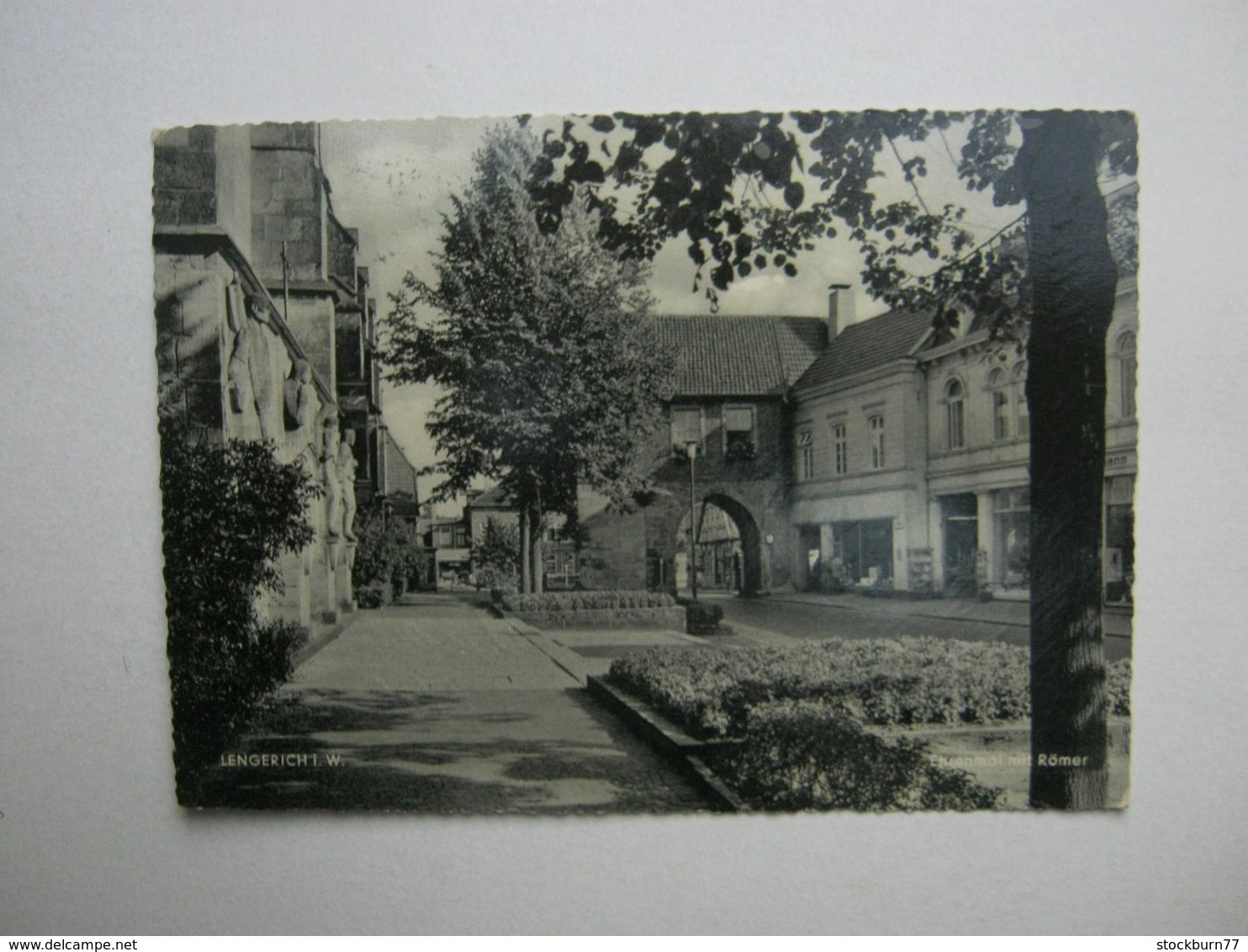 LENGERICH, Strasse , Schöne Karte um 1961