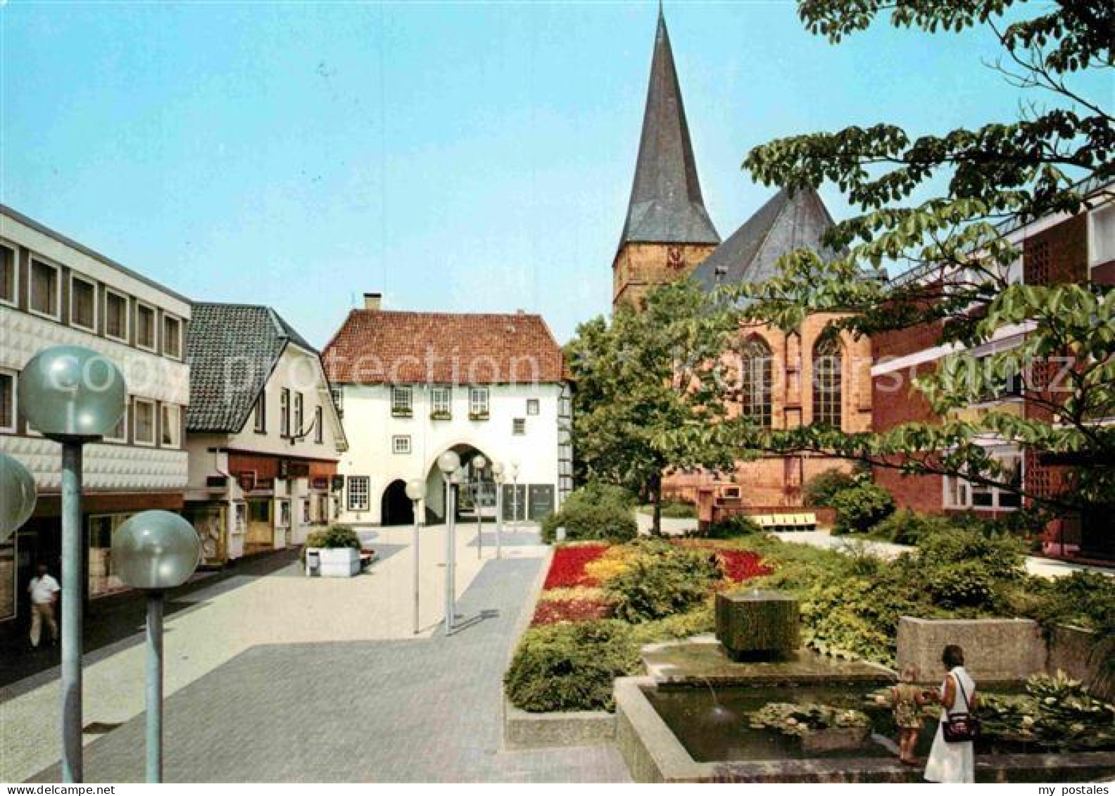 Lengerich Westfalen Rathausplatz mit Roemer