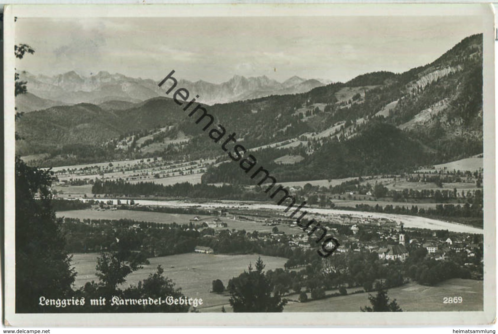 Lenggries - Foto-Ansichtskarte