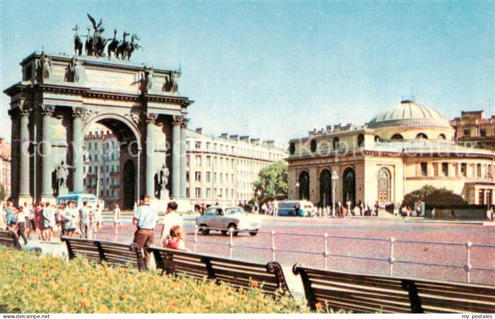 Leningrad St Petersburg RU Narva Triumphbogen