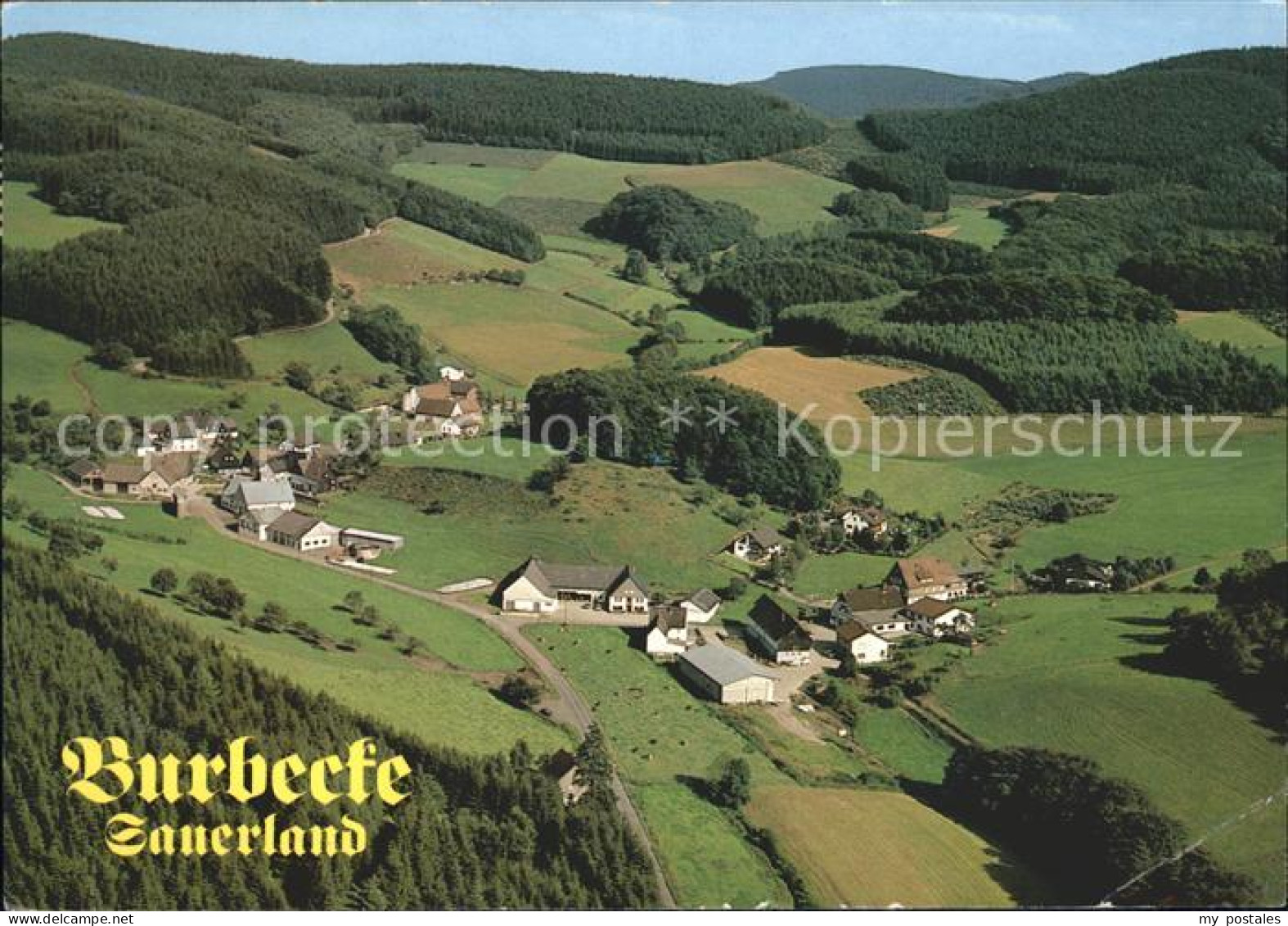 Lennestadt Fliegeraufnahme Hotel Bauernhofpension