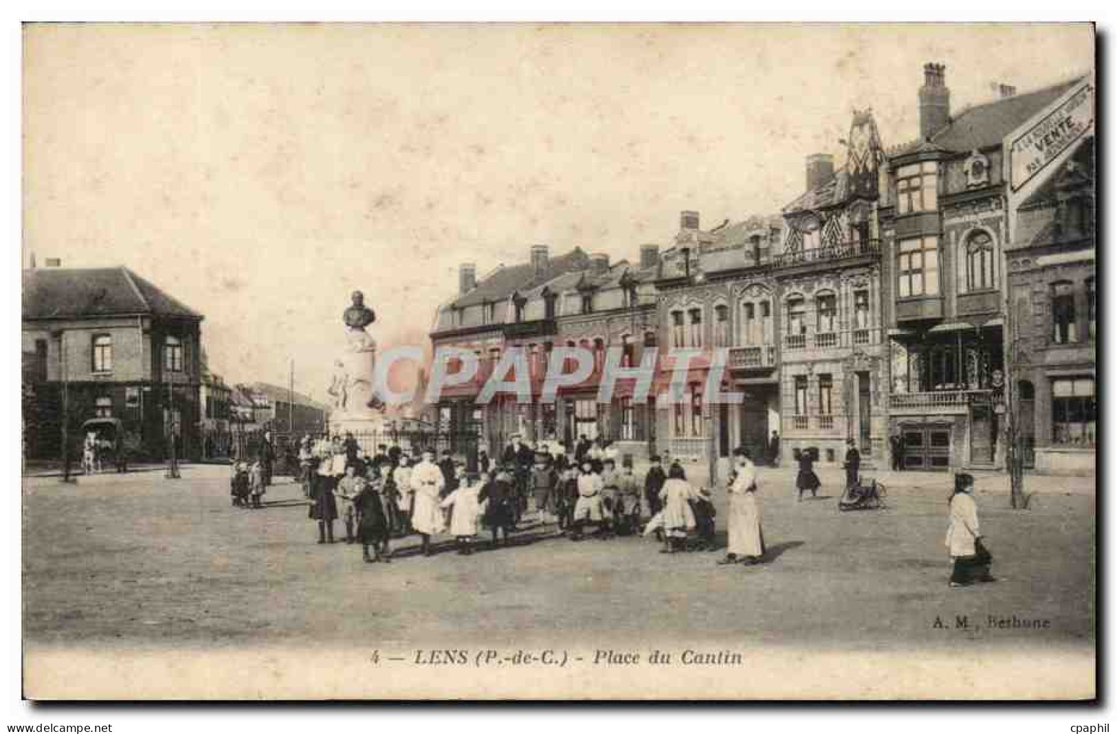 Lens - Place du Cantin CPA