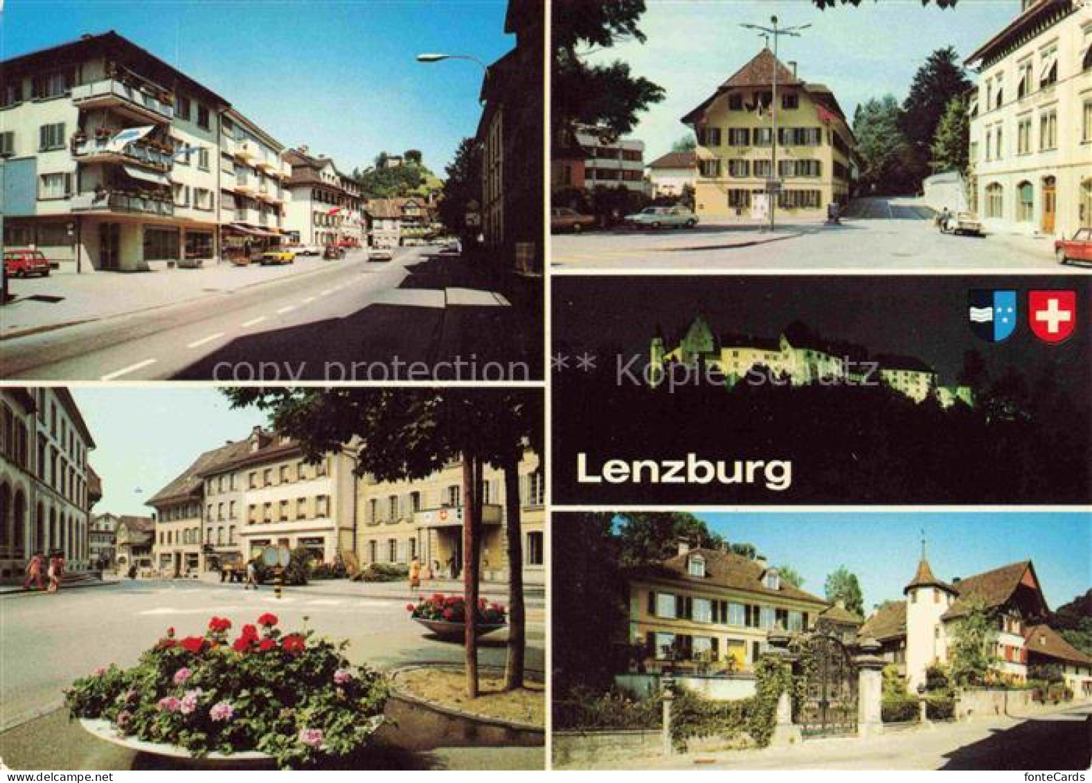Lenzburg AG Ortsansichten Die Lenzburg