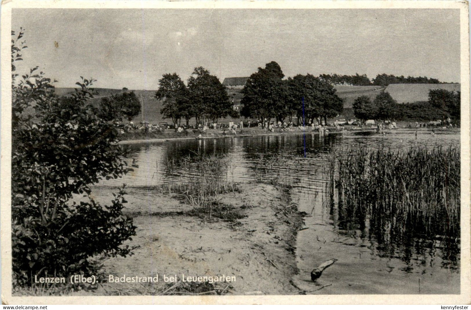 Lenzen/Elbe, Badestrans bei leuengarten