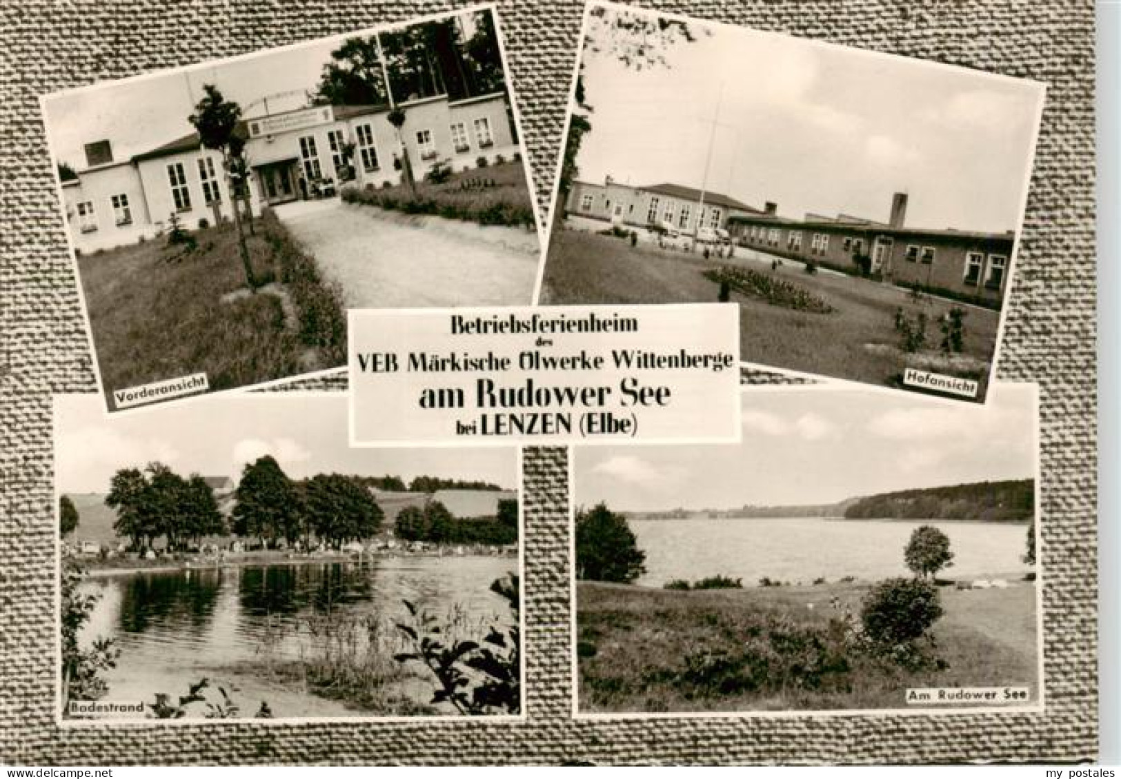 Lenzen Elbe Betriebsferieheim VEB Maerkische oelwerke Wittenberge Vorderansicht