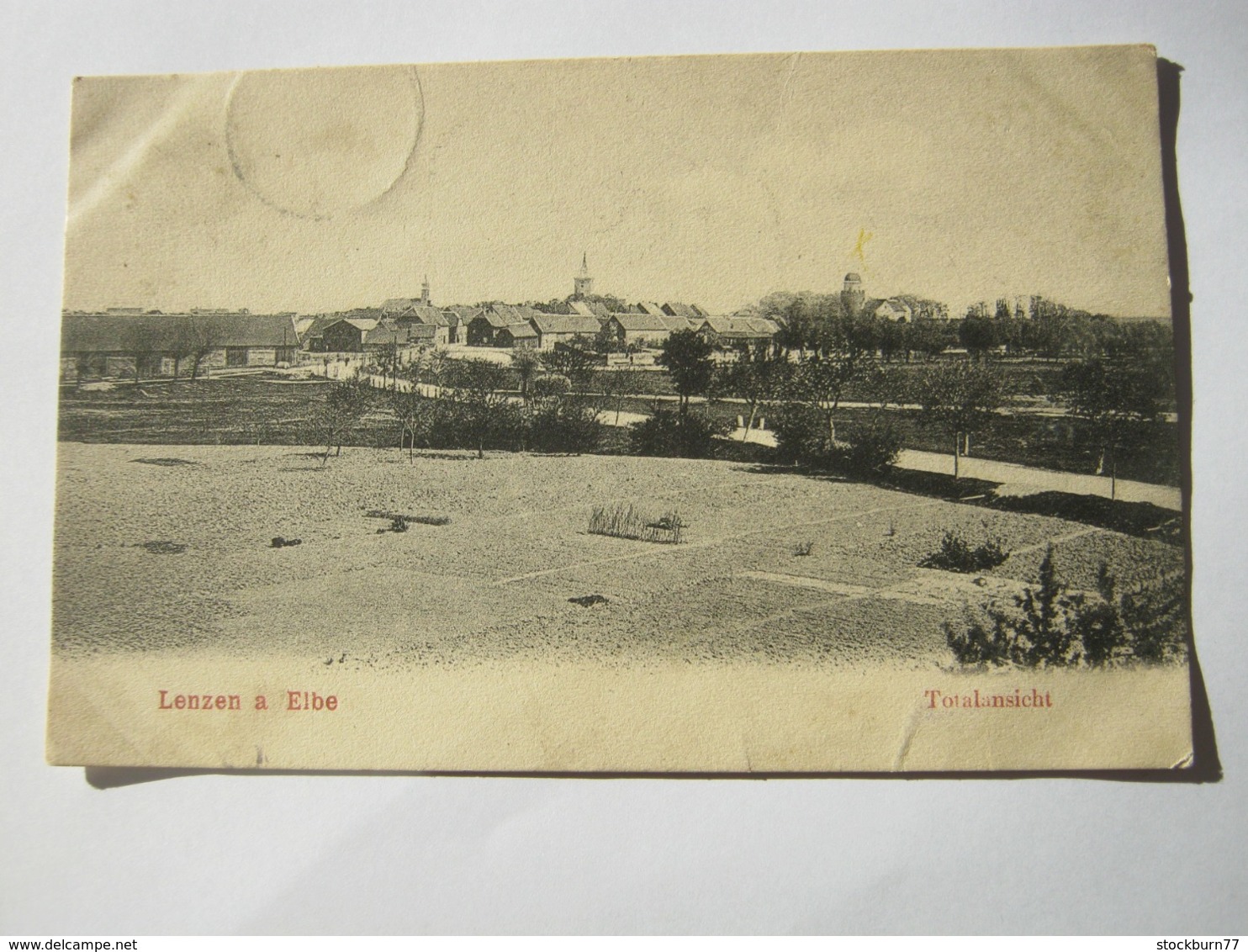 LENZEN ,   seltene Karte um 1906