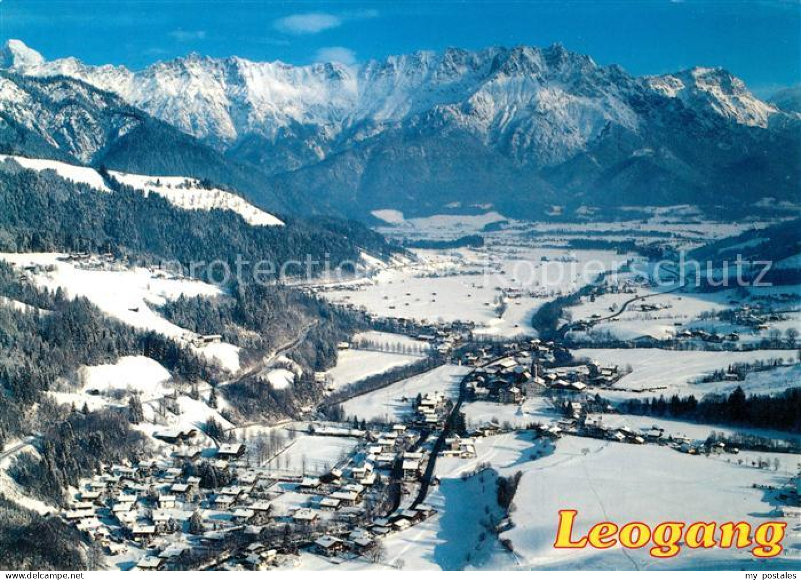 Leogang Fliegeraufnahme Schischaukel Saalbach-Hinterklemm