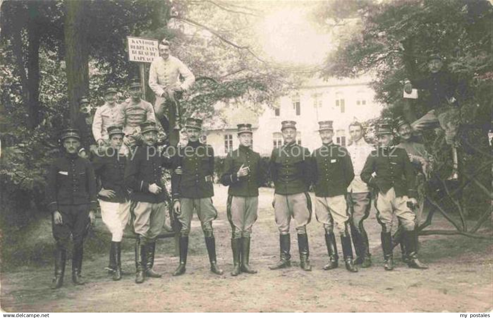 Leopoldsburg Bourg-Leopoldsburg Belgie Offiziere Gruppenaufnahme