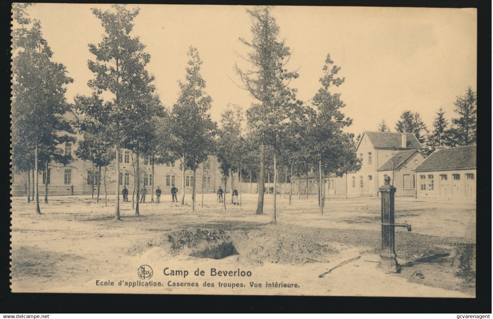 LEOPOLDSBURG    KAMP VAN BEVERLOO. ECOLE D'APPLICATION CASERNES DES TROUPES VUE INTERIEURE