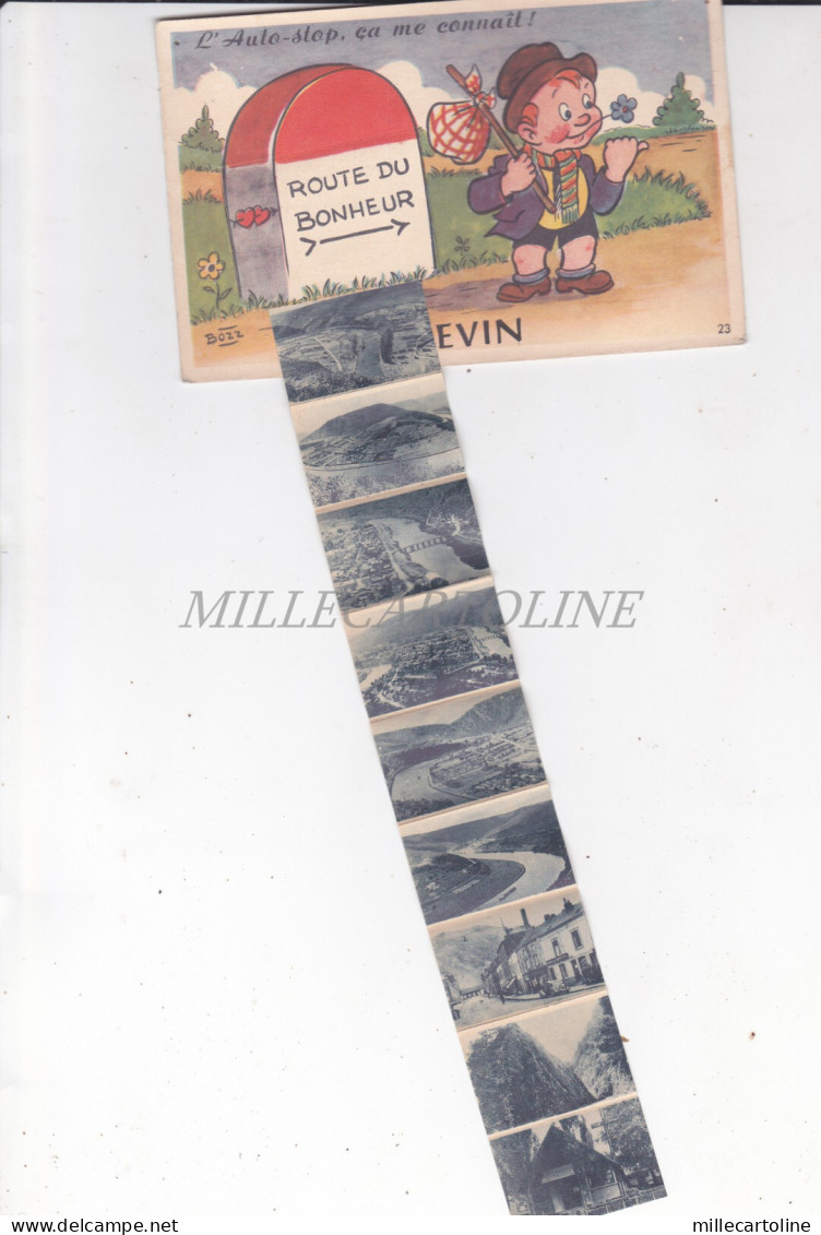 LEPORELLO POSTCARD - Revin, Auto-Stop, Bonheur France 1956 Bozz