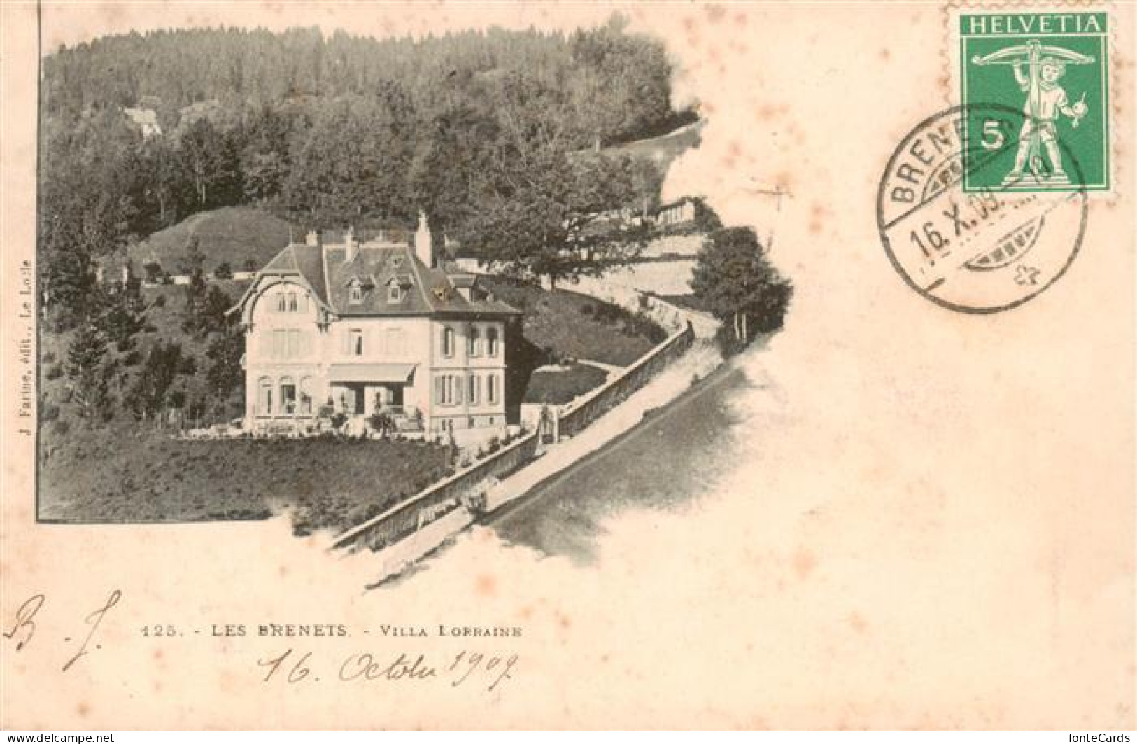 Les-Brenets NE Villa Lorraine