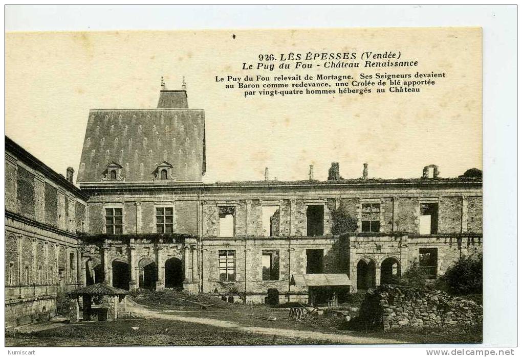 les épesses...le puy du fou...chateau renaissance...