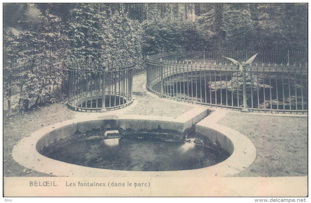 Les fontaines du parc Château Beloeil