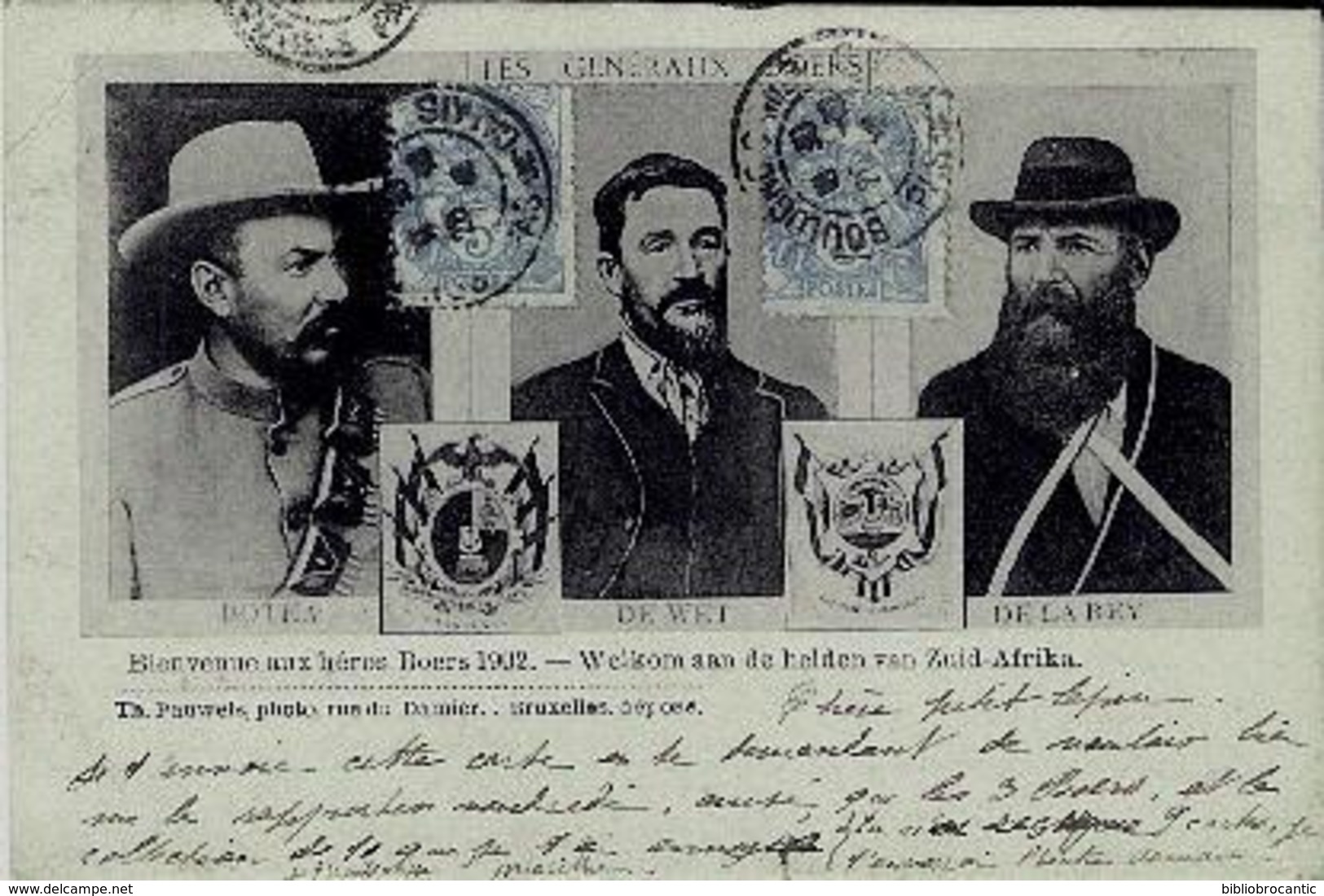 LES GENERAUX BOERS - BIENVENUE AUX HEROS BOERS - WELKOM AAN DE HELDEN VAN ZUID-AFRIKA