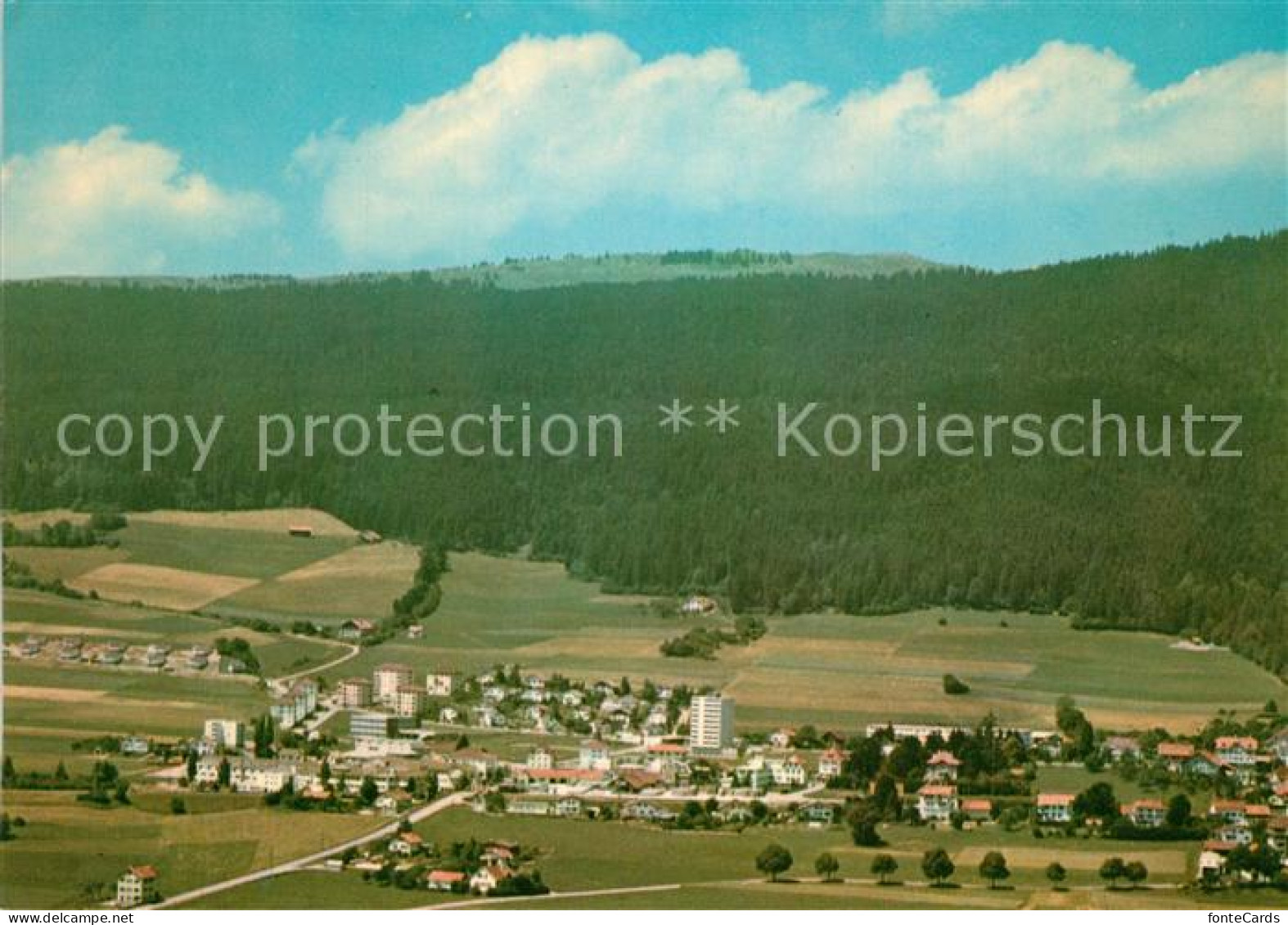 Les Geneveys-sur-Coffrane Fliegeraufnahme