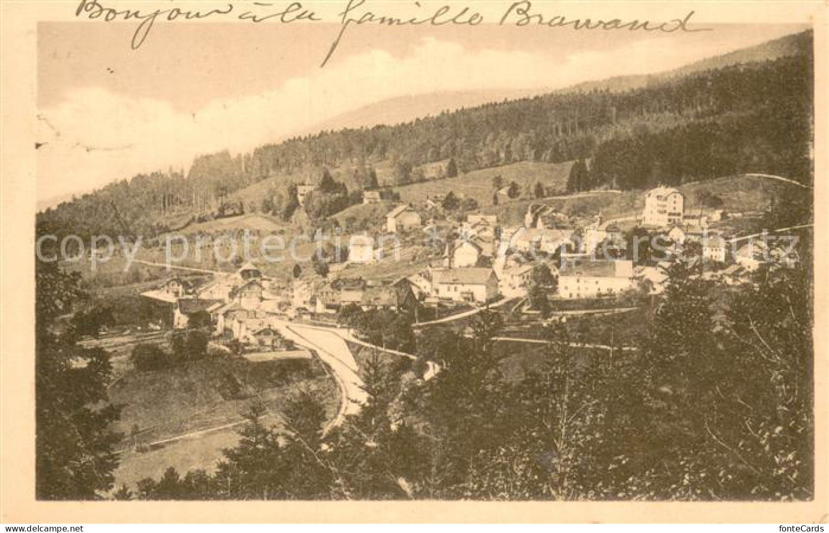 Les Hauts-Geneveys NE Vue panoramique
